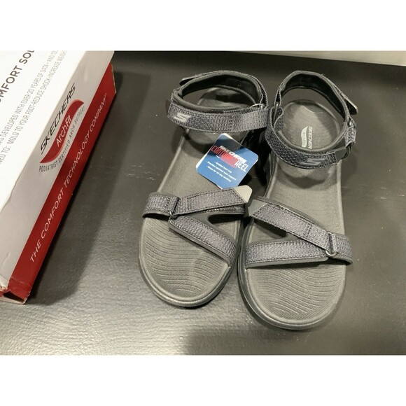 SKECHERS GO WALK Arch Fit - Cruise Around Sandals Women's 9 - Picture 2 of 6